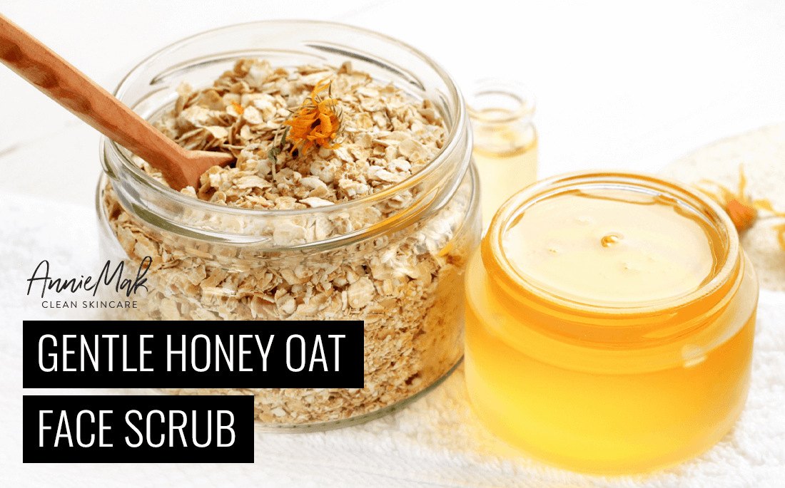 honey oat face scrub