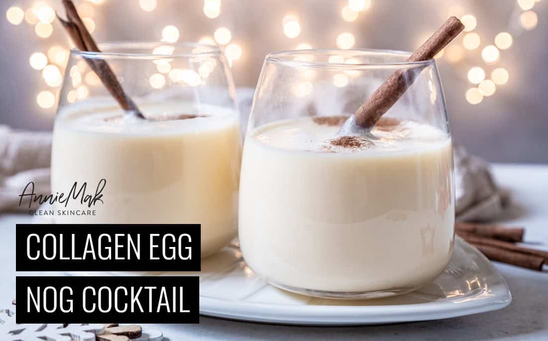 Collagen Egg Nog Cocktail ~ AnnieMak Blog