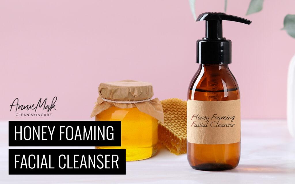 honey foaming facial cleanser