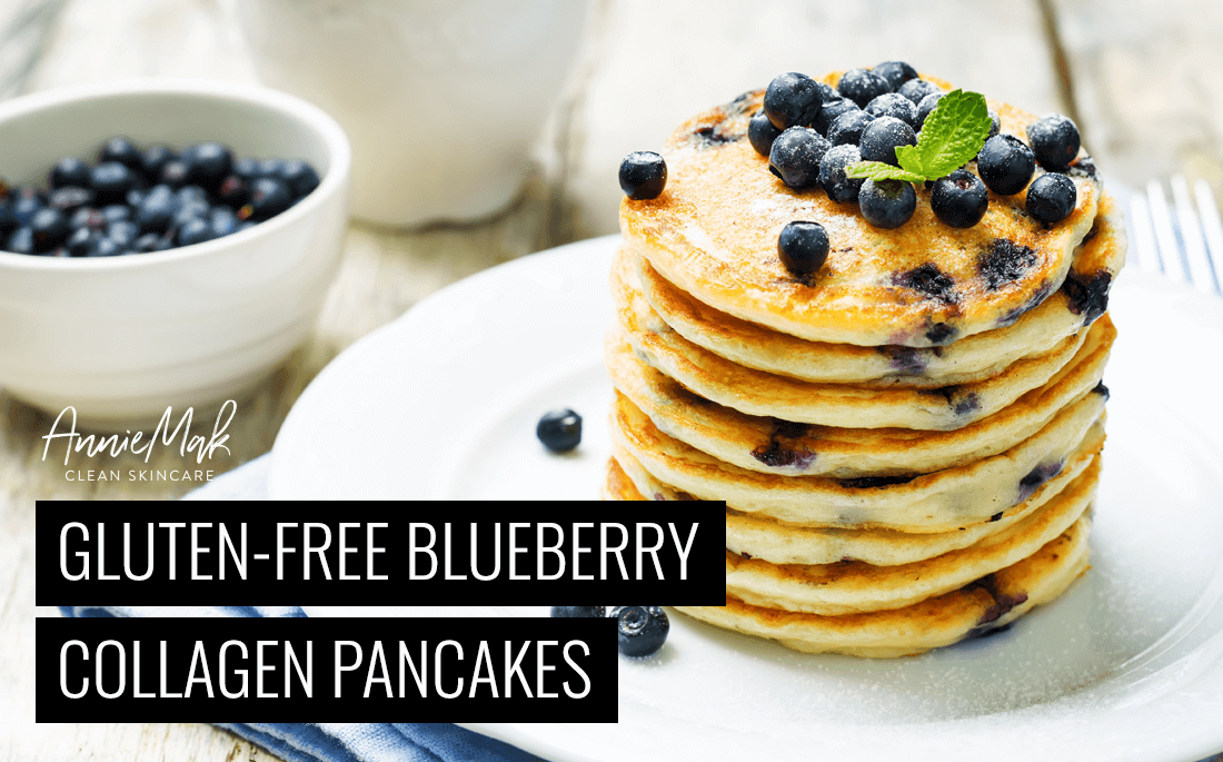 Gluten-Free Blueberry Collagen Pancakes