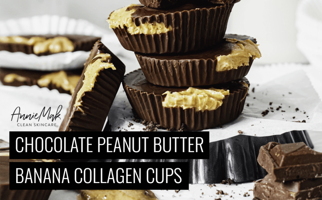 Chocolate Peanut Butter Banana Collagen Cups