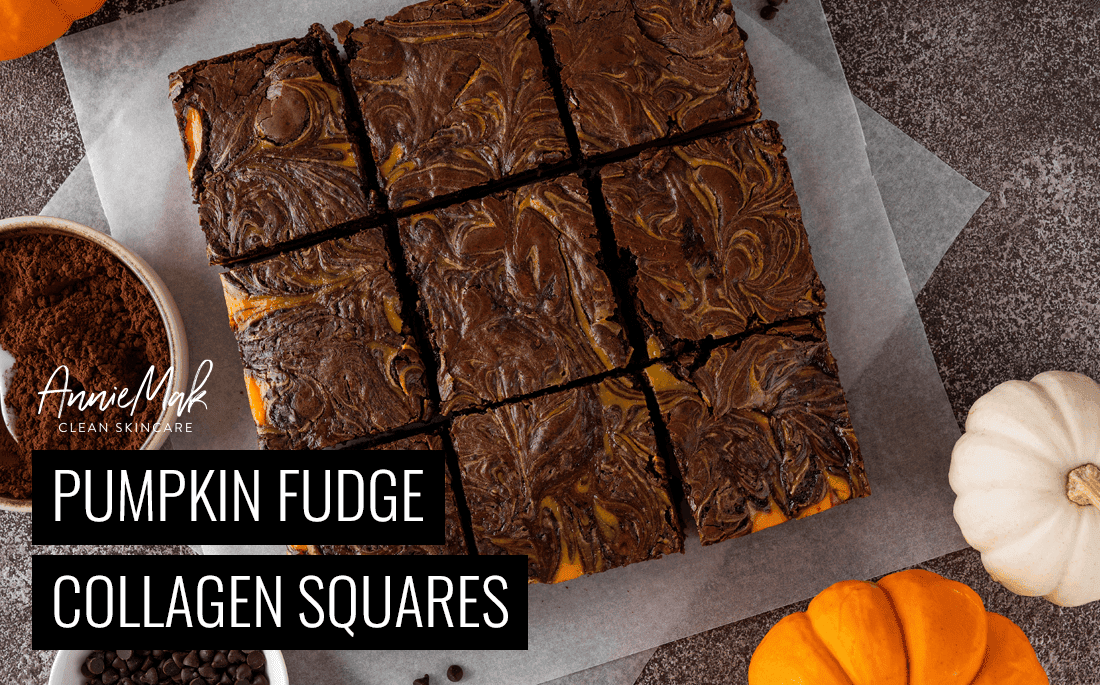 pumpkin fudge collagen squares